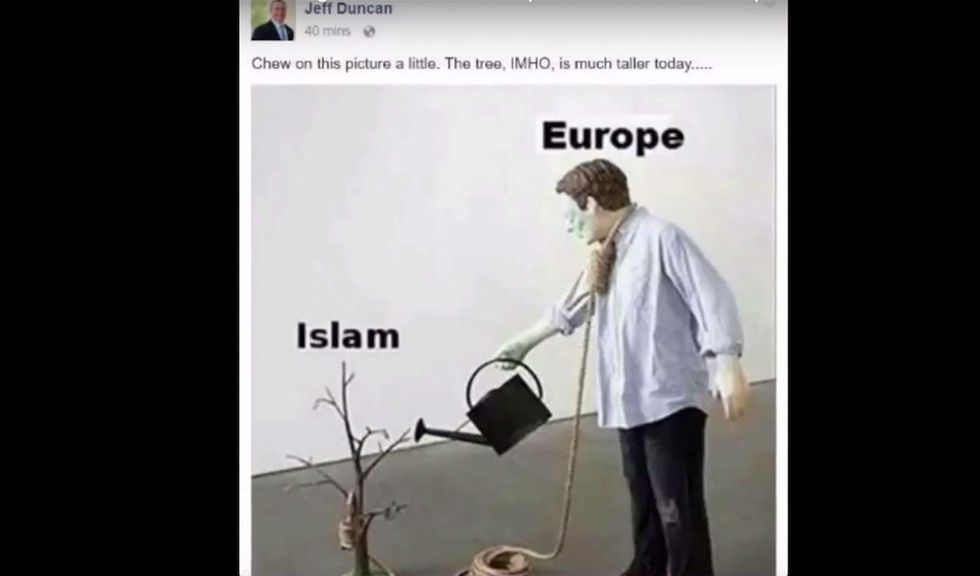 Islam post by GOP congressman blasted by critics. He replies, 'I've never been politically correct.