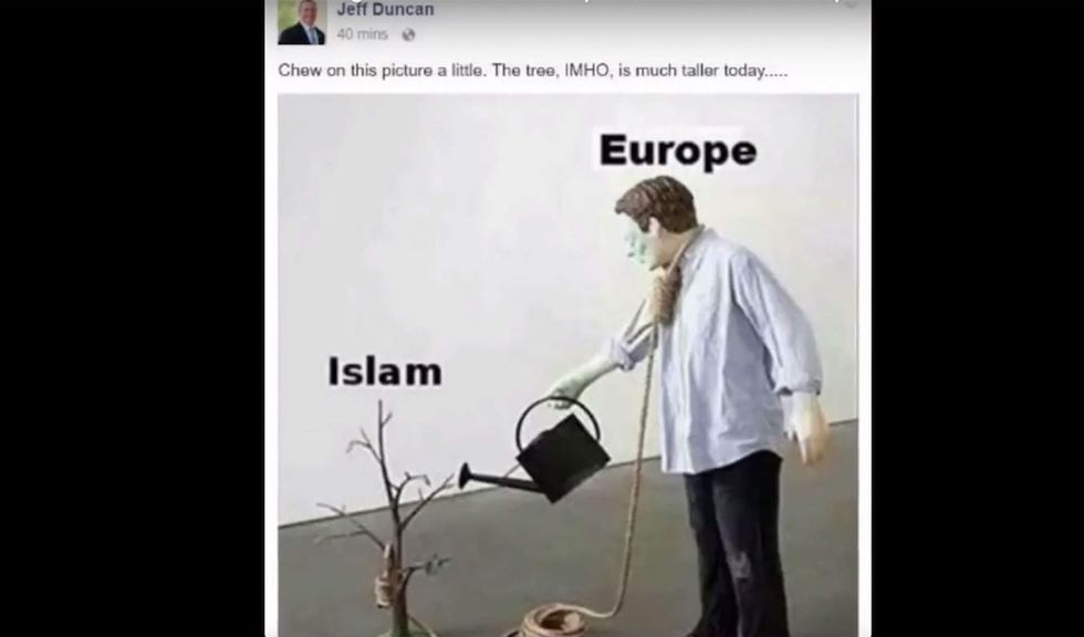 Islam post by GOP congressman blasted by critics. He replies, 'I've never been politically correct.