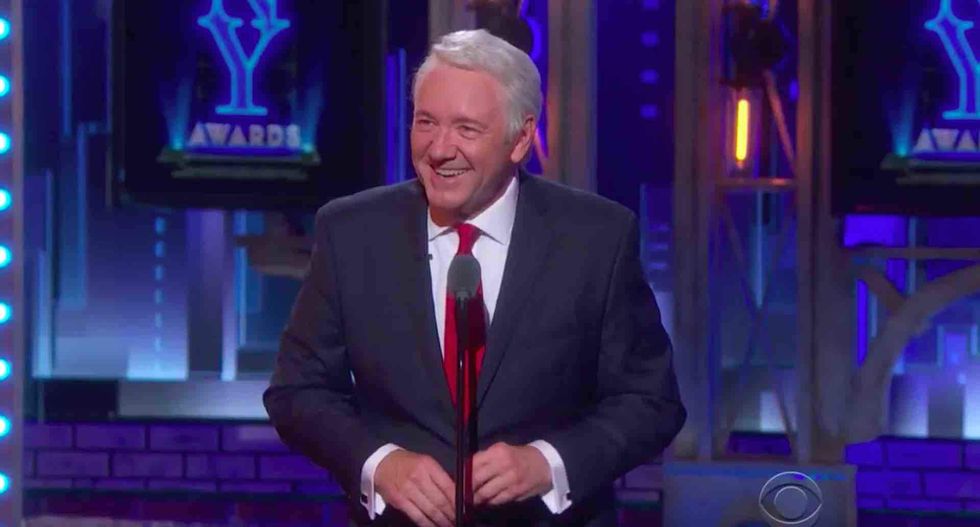 Actor Kevin Spacey tells political joke that 'nobody would ever think I’d do\