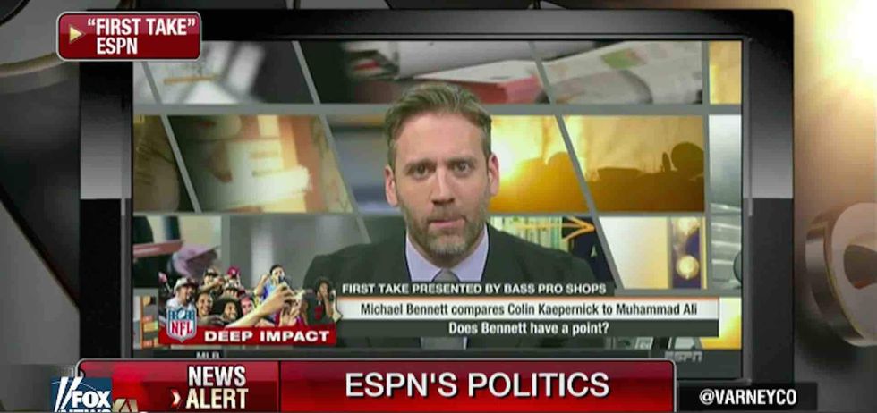Watch: ESPN host blasts NFL for 'injecting politics' into sports by playing the national anthem