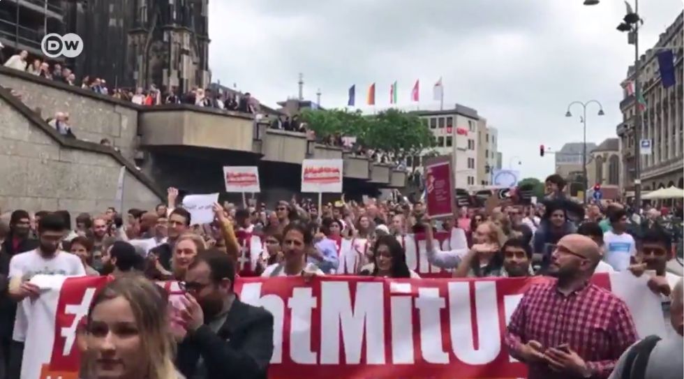 10,000 Muslims were expected to march against terrorism — here's how many showed up
