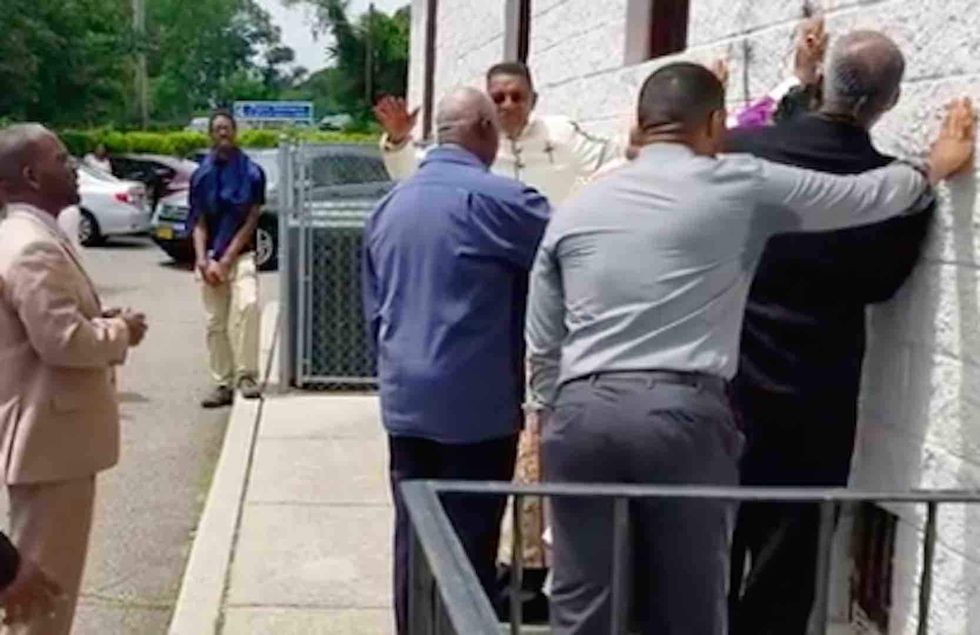 New York churches look for answers after weekend's satanic vandalism