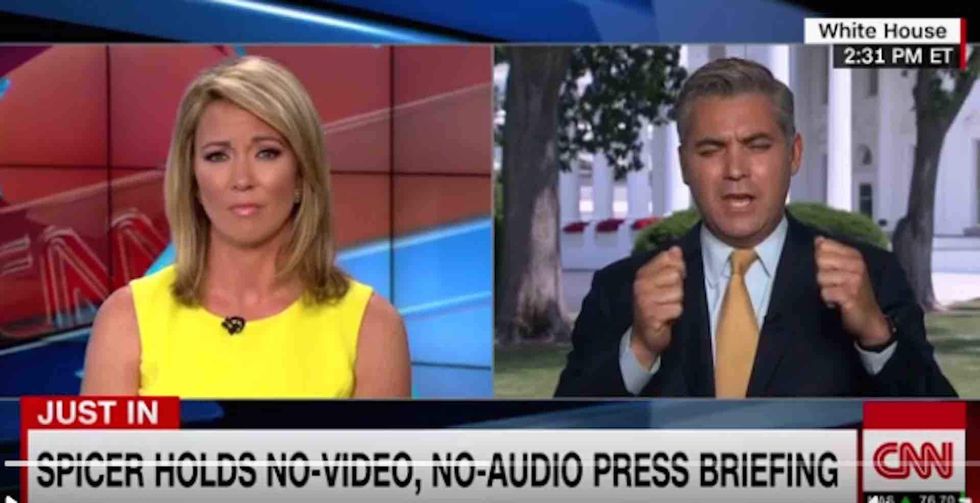 CNN reporter refuses to accept 'new normal' at the White House