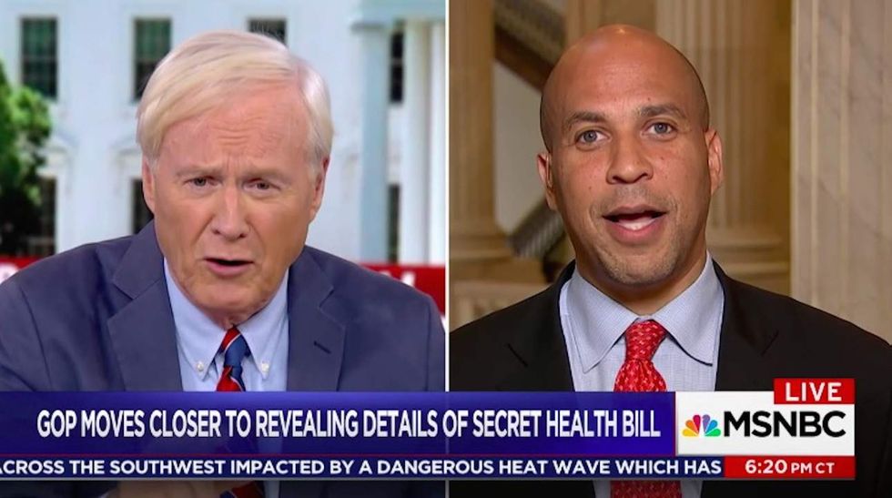 Chris Matthews asks Democratic senator to dinner in the middle of an interview