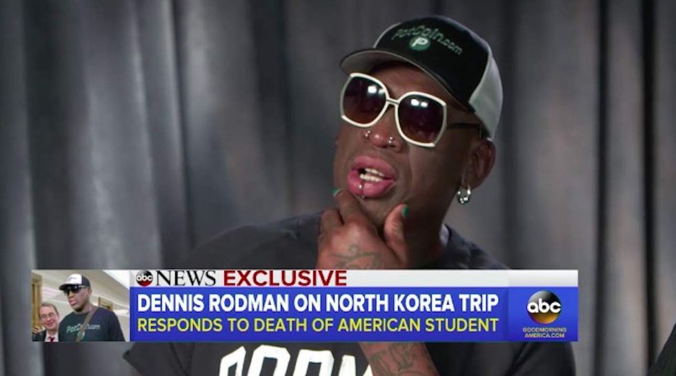 Dennis Rodman complains that people don’t see ‘the good side’ of North Korea