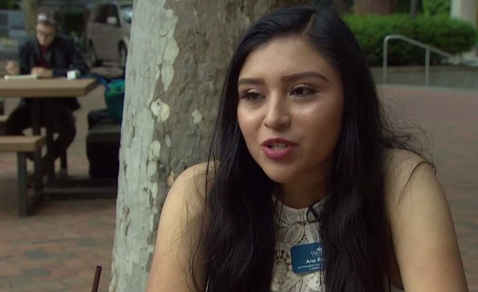 Illegal immigrant blames Trump after college says she can't assume elected student gov't position