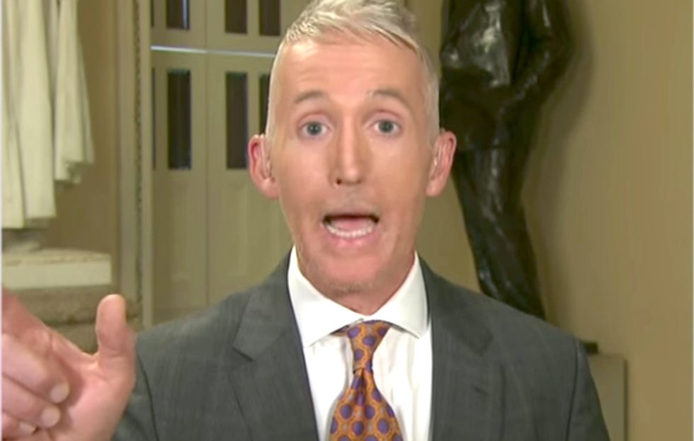 Trey Gowdy is absolutely enraged at these leaks from his briefing