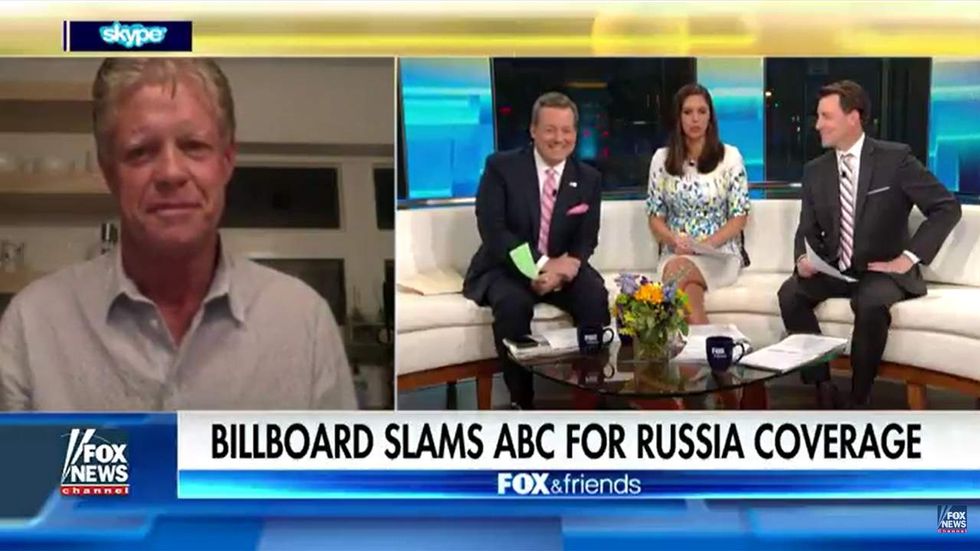 Trump supporter buys billboard bashing ABC News for Russia coverage