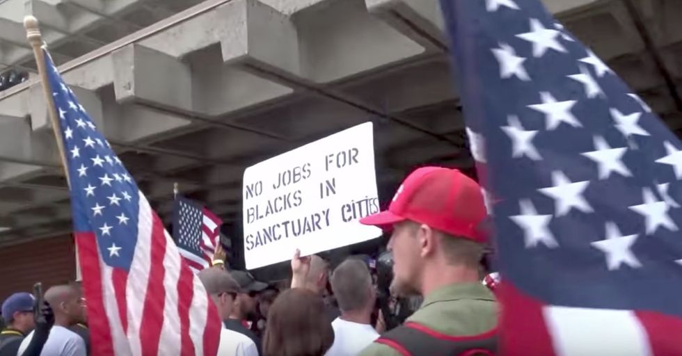 Pandemonium breaks out at Maxine Waters' town hall when Trump protesters arrive