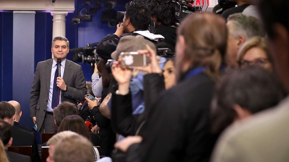 Listen to this CNN reporter badger the White House press secretary