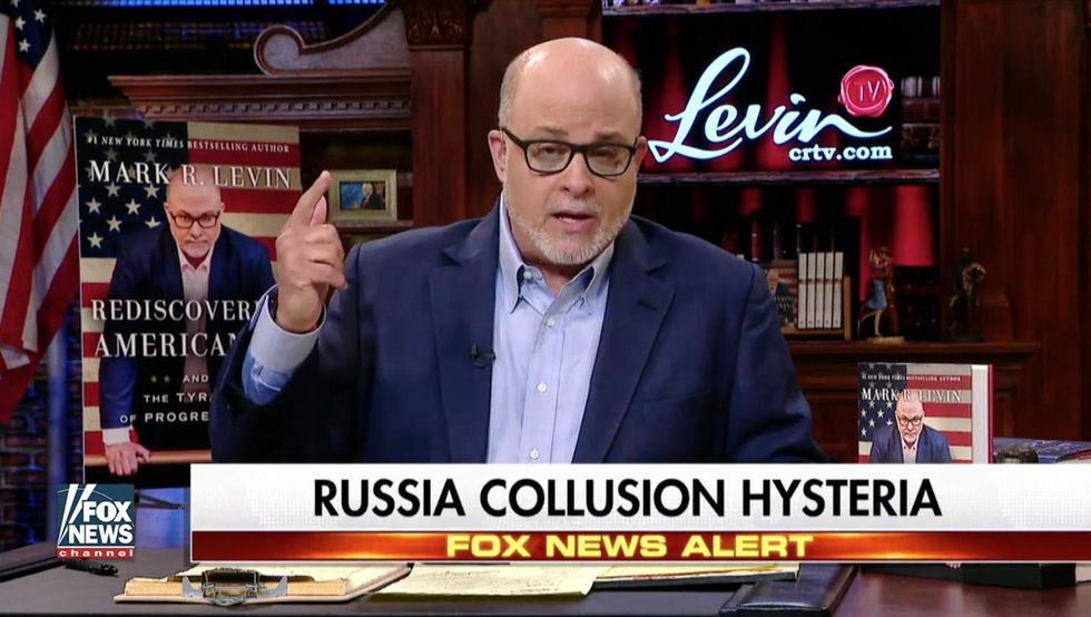 Mark Levin says Dems should be 'excited' because real 'Russian collusion' has been discovered