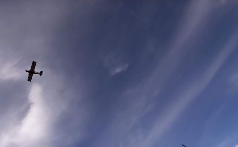 Feminists fly banner warning Nevada senator to vote against Trumpcare. But there's one big problem.