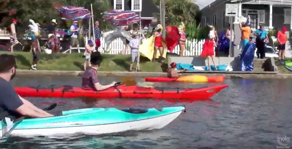 An annual Fourth of July boat parade was cancelled, and they're blaming Trump