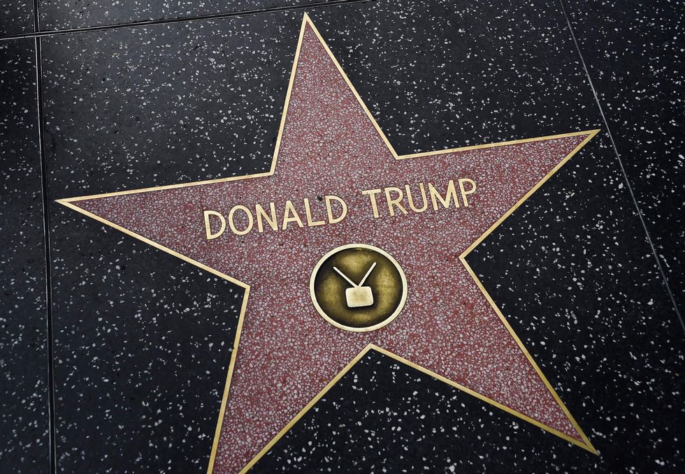 Young Trump supporter cleans Trump's defaced Hollywood star — and liberals blow a gasket over it