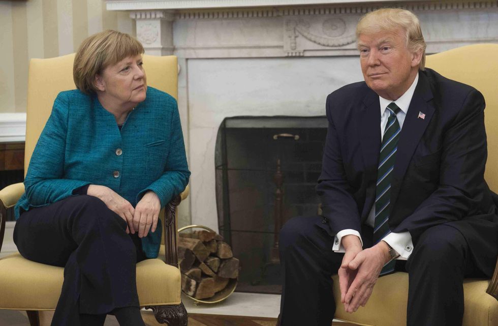 German ambassador completely shuts down media hype of Trump, Merkel's non-handshake