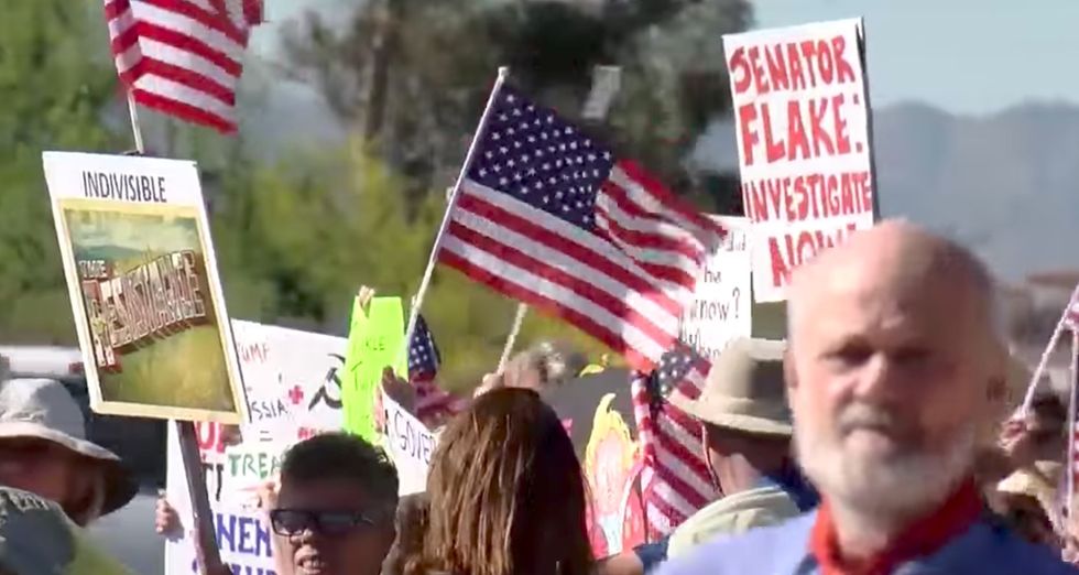 Liberal protester arrested for what he said to a GOP staffer about the Virginia shooting