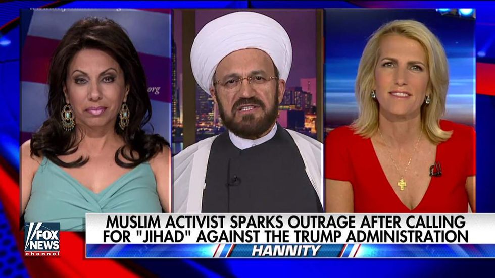 Watch: Laura Ingraham battles Muslim leader over activist’s call for ‘jihad’ against Trump