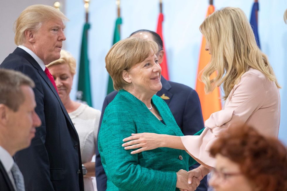 Angela Merkel comes to Ivanka Trump's defense after liberal outcry over G-20 Summit photo