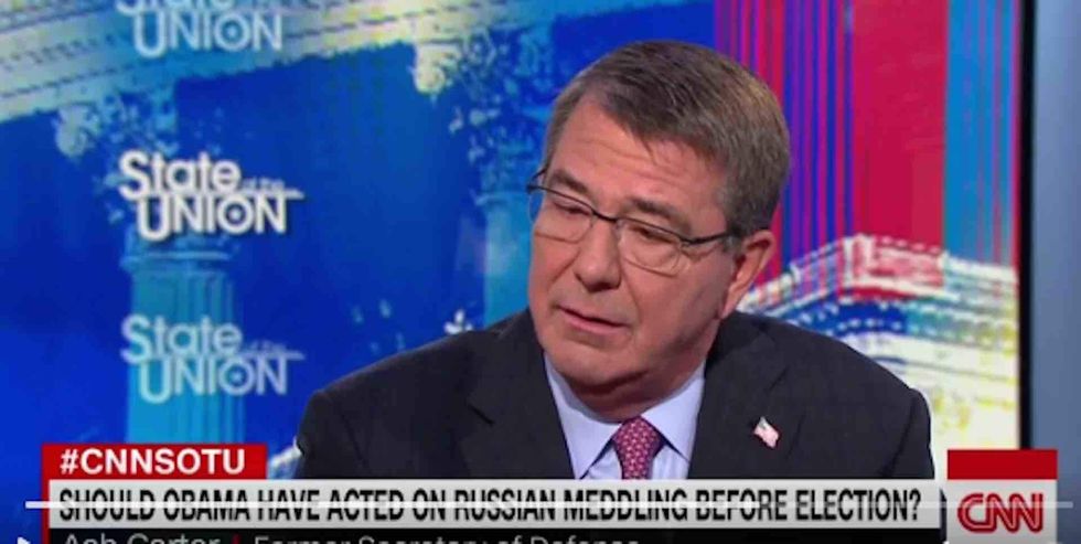 Former Obama defense secretary rips former president's response to Russian meddling
