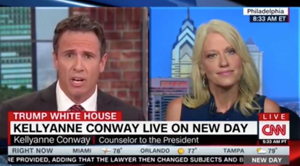 Watch: Kellyanne Conway, Chris Cuomo spar endlessly in extremely heated marathon shouting match