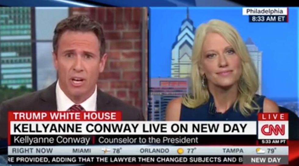 Watch: Kellyanne Conway, Chris Cuomo spar endlessly in extremely heated marathon shouting match