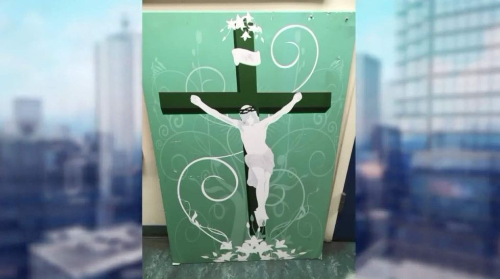 NY police investigating painting of Jesus Christ left near mosque as a hate crime