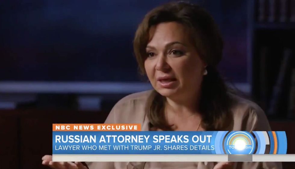 Russian lawyer who met with Trump campaign denies Kremlin connection, having dirt on Clinton
