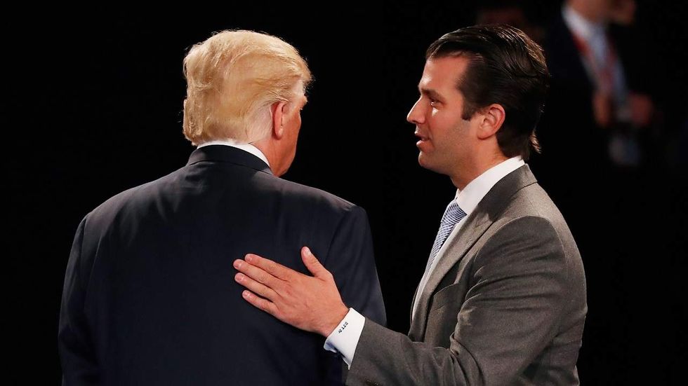Trump Jr.'s interview with Hannity goes exactly how you thought it would: 'He's his father's son