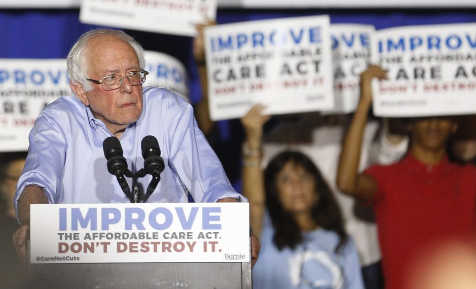 Bernie Sanders' Democratic challenger isn't buying his 'Robin Hood shtick