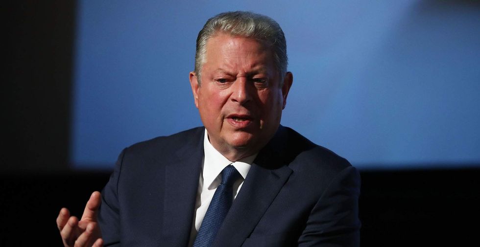 Al Gore thinks the fight against global warming is the same as combating slavery, apartheid