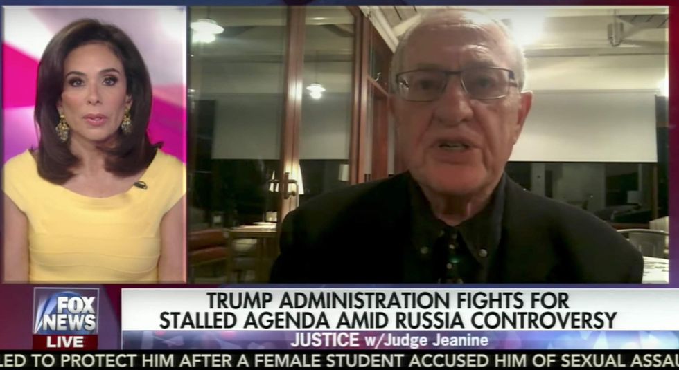 Alan Dershowitz disputes Dem narrative that Trump Jr. committed 'treason' or 'colluded