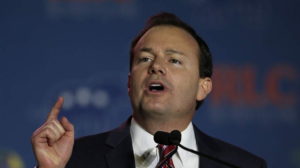 Mike Lee touts the benefits of limited government in his health care bill amendment