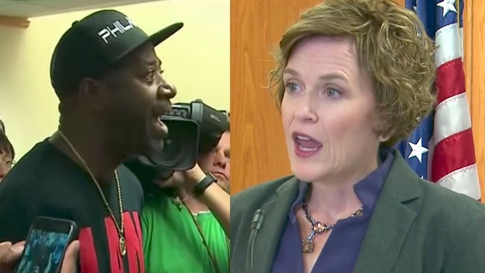 Video: Chaos ensues when protesters take over Minneapolis mayor's presser