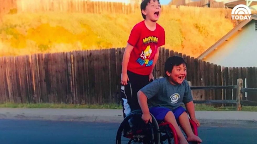 ‘We can play more’: 8-year-old boy raises funds to buy his best friend a new wheelchair