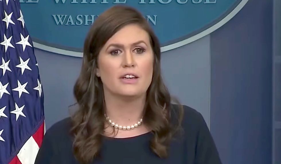 Watch Sarah Huckabee Sanders shut down the transgender-obsessed media