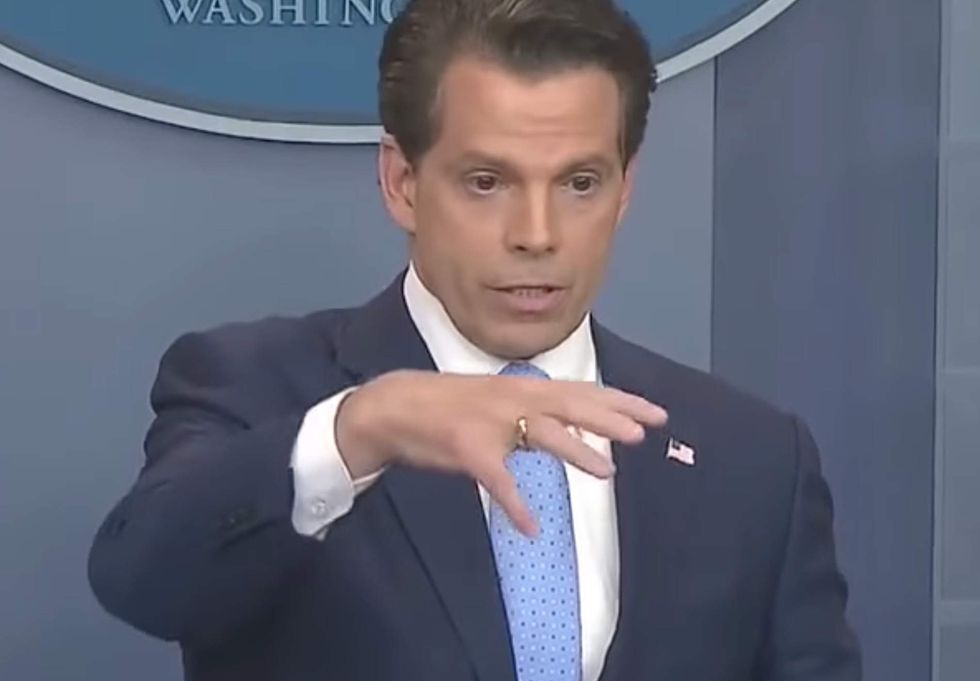 Anthony Scaramucci makes a bizarre accusation and then deletes it from Twitter