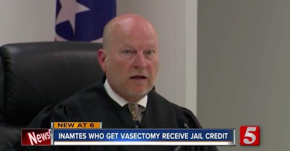 Tennessee judge pulls controversial program reducing jail sentences for inmates who have vasectomies
