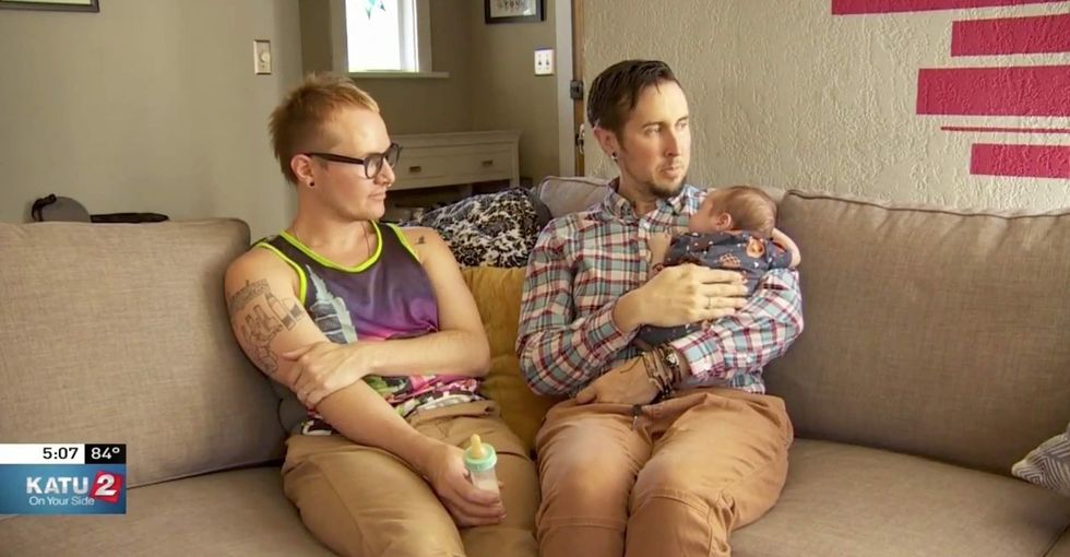 Transgender man' gives birth to baby boy in Portland