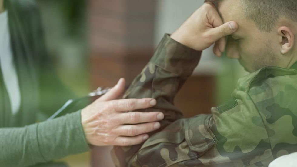 This tireless veteran is raising awareness of vet suicides and PTSD in a new way