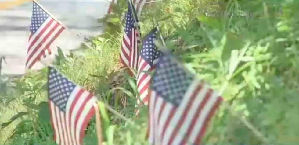 Connecticut residents proudly fly American flag — someone apparently doesn't like it