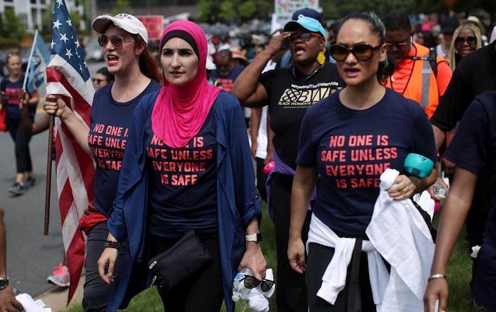 Women's March organizer blasts NY Times editor as apologist for 'white nationalist patriarchy