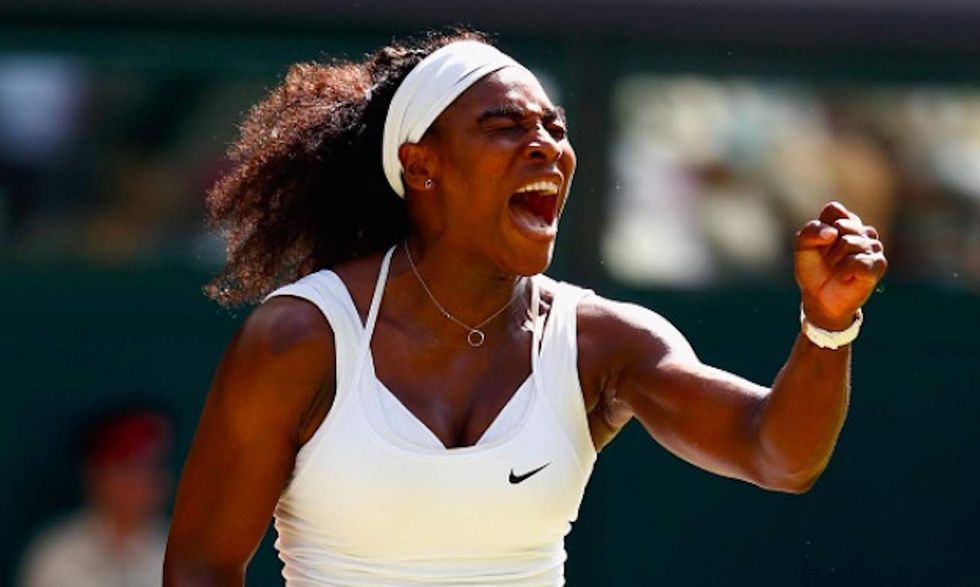 Serena Williams says giving birth will make her a 'real woman.' The backlash is swift and harsh.