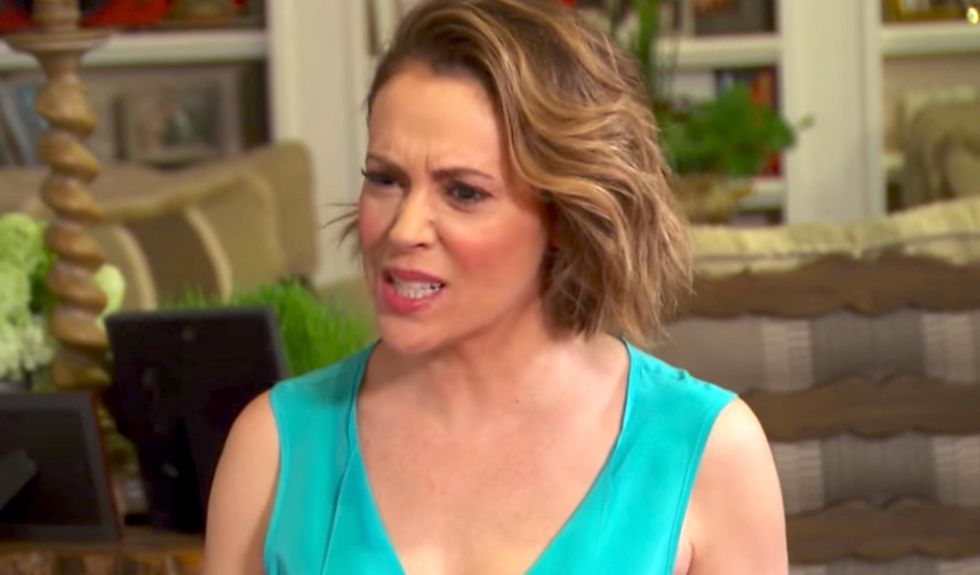 Actress Alyssa Milano blames Trump aide for Nazi elf arrangement