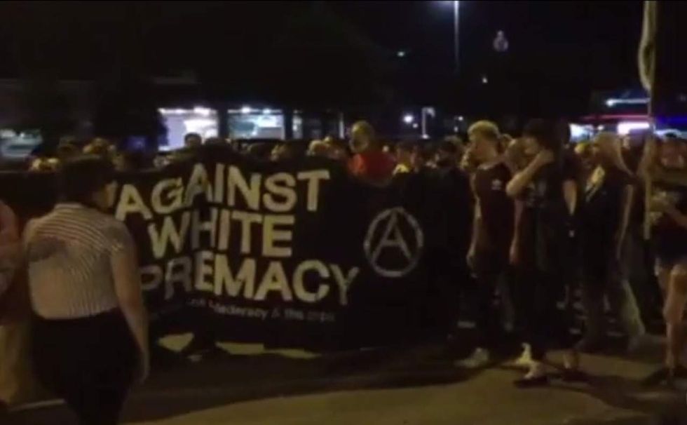 Leftist protester against 'white supremacy' hits photographer over head with stick, hospitalizes him