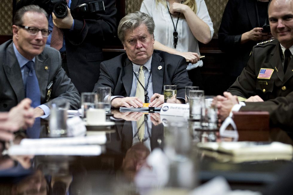 Twitter erupts with '#FireBannon' hashtag after Charlottesville violence — and it's brutal