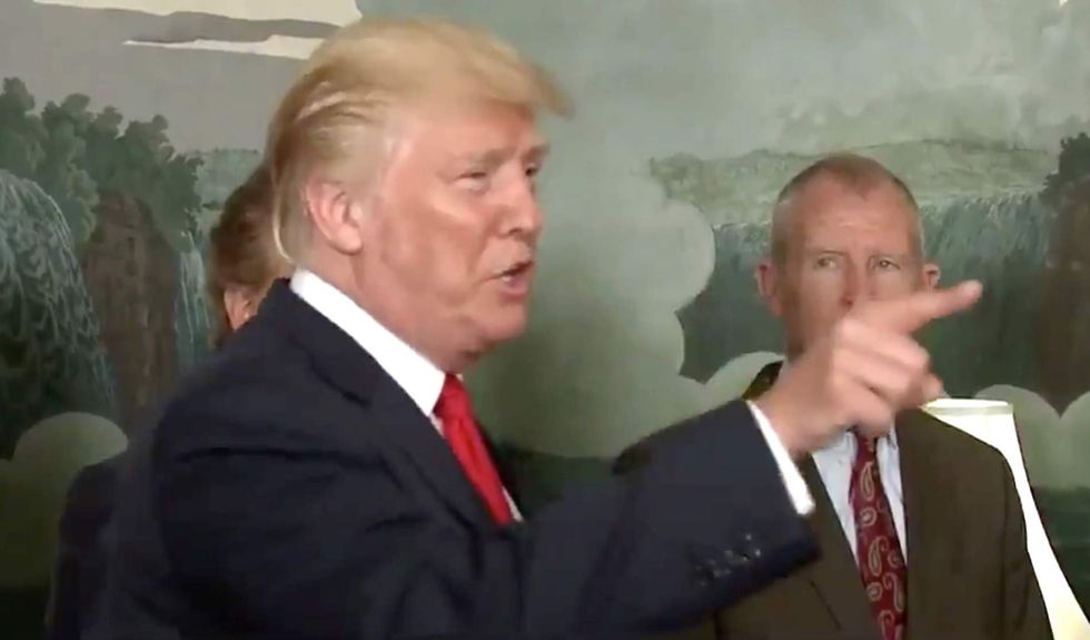 Trump takes a swipe at CNN's Jim Acosta after Charlottesville press briefing