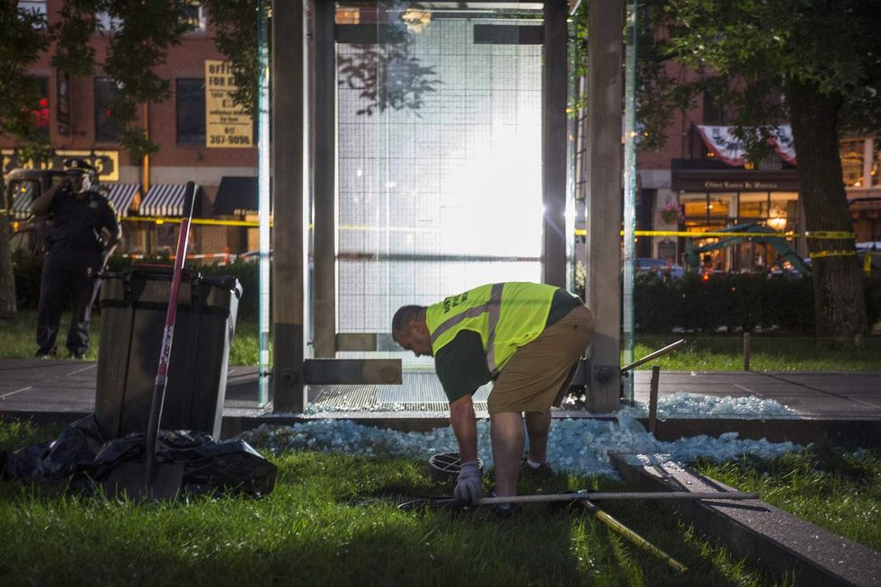 Citizens apprehend teen vandal after he smashed the Boston Holocaust Memorial