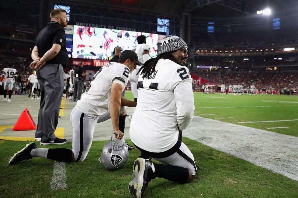 Marshawn Lynch reignites NFL anthem controversy by sitting before preseason game