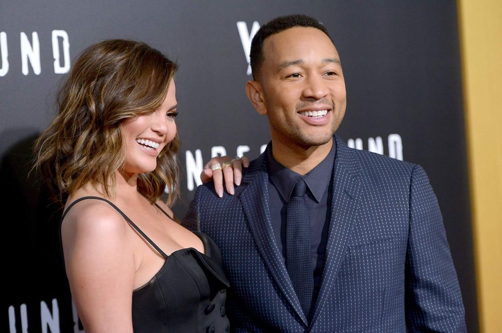 Celeb couple Christine Teigen and John Legend melt down over Trump press briefing