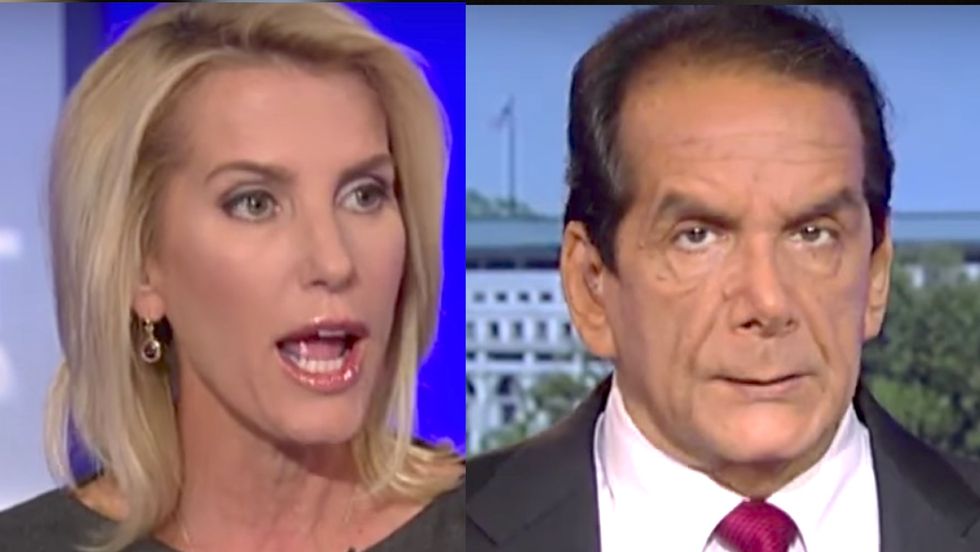 Laura Ingraham mocks Charles Krauthammer in debate over Trump and Charlottesville